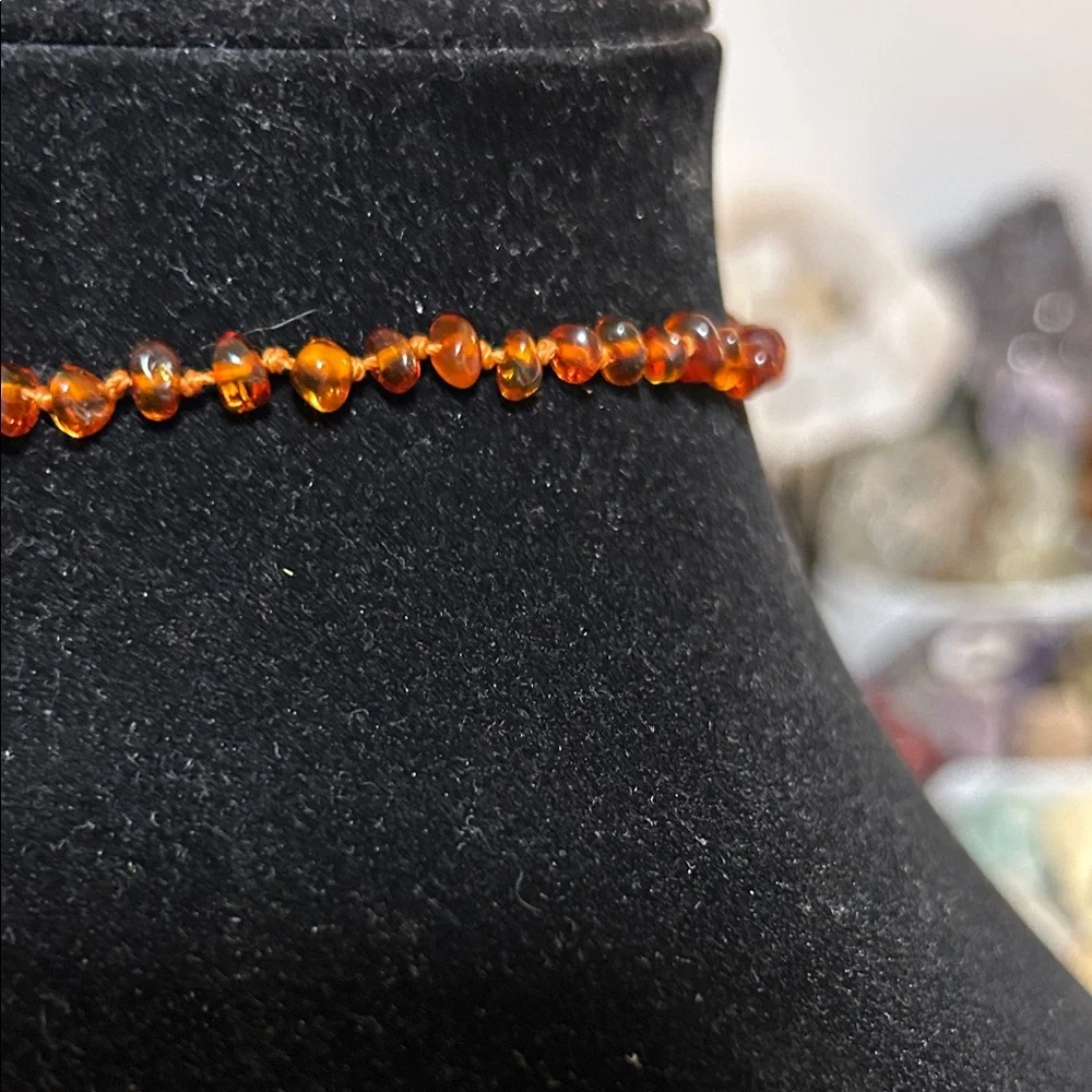 Amber Beaded Necklace - Picture 4 of 7
